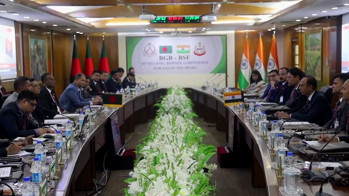 বিজিবি-বিএসএফ মহাপরিচালক পর্যায়ের সম্মেলন শুরু