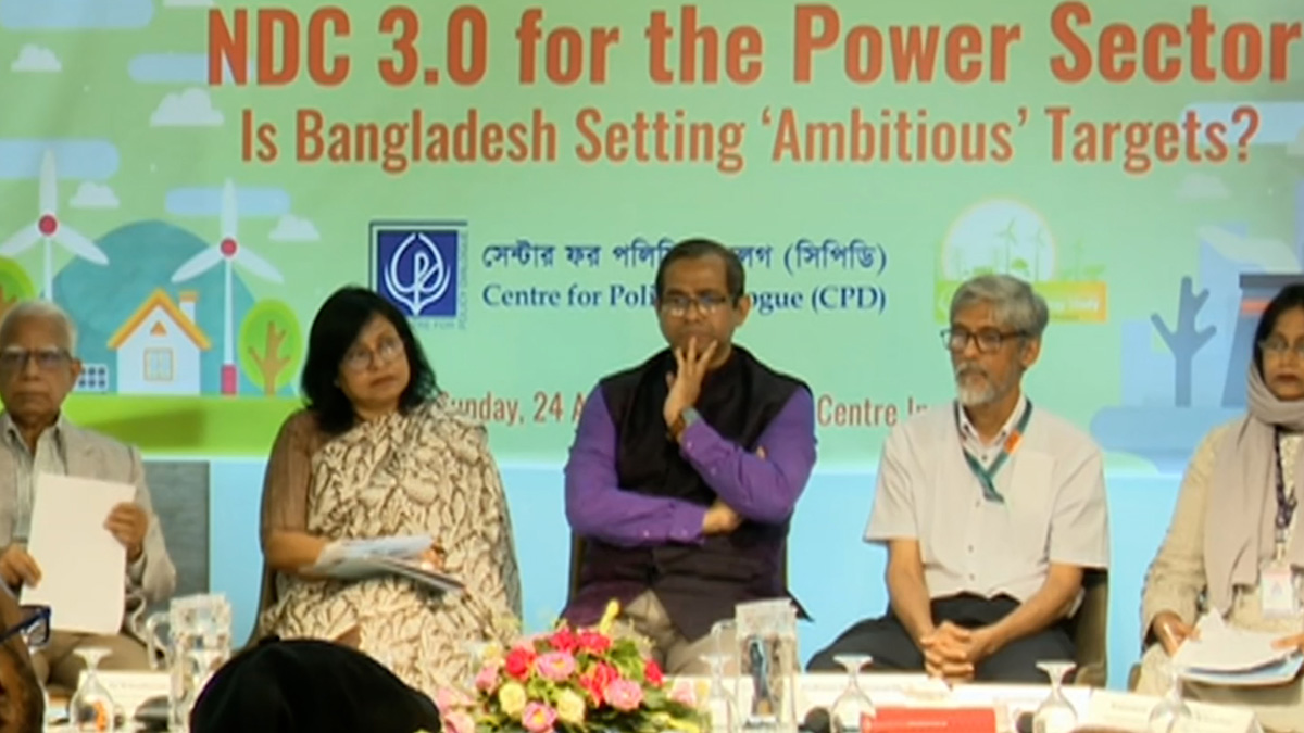 বিদ্যুৎ খাতে নবায়নযোগ্য জ্বালানির লক্ষ্য অর্জনে প্রয়োজন বড় বিনিয়োগ: সিপিডি