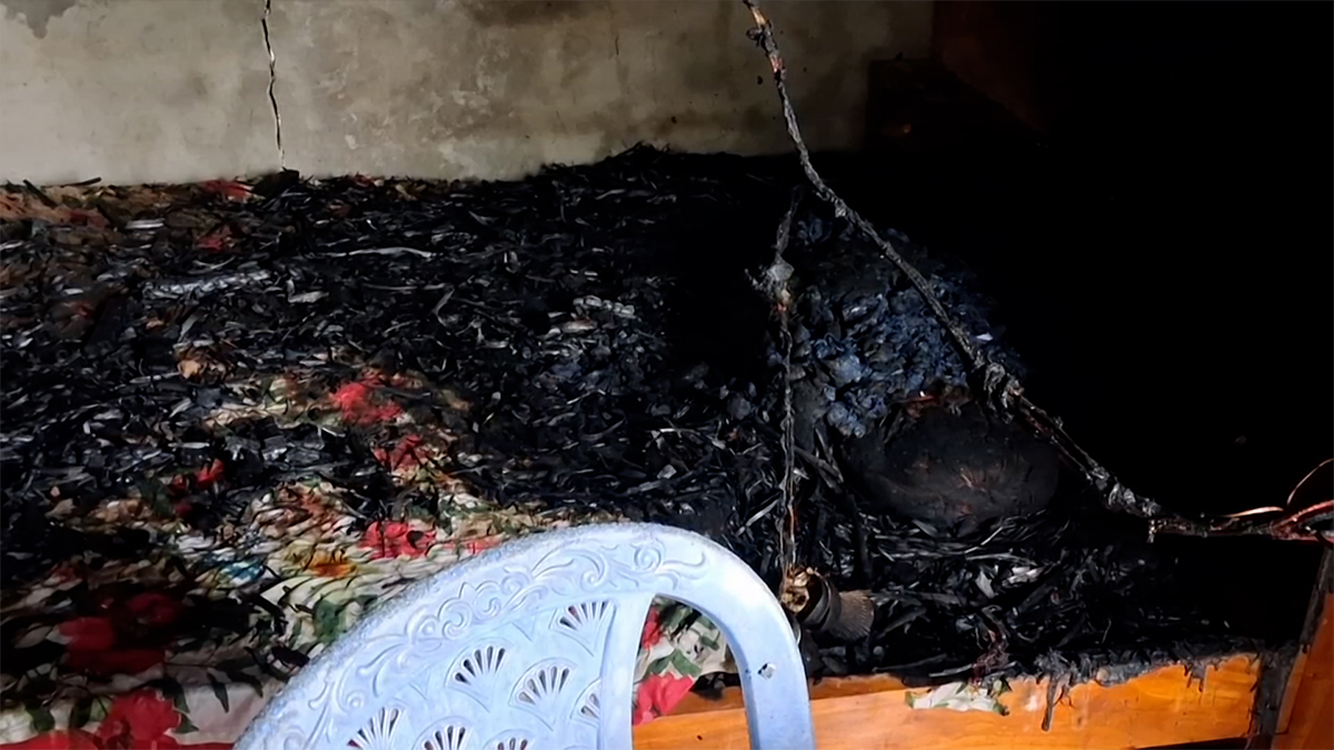 গাজিপুরে স্ত্রীকে পুড়িয়ে হত্যার অভিযোগ স্বামীর বিরুদ্ধে