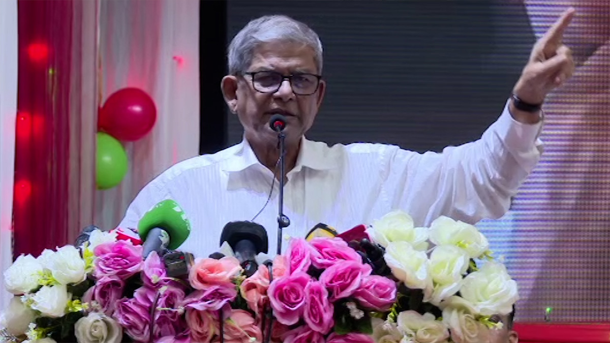 বিএনপি একমাত্র দল যারা বাংলাদেশকে রক্ষা করতে পারে: মির্জা ফখরুল