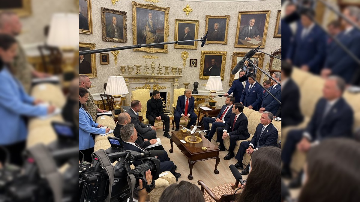 হোয়াইট হাউজে ট্রাম্প-জেলেনস্কির বৈঠক শুরু