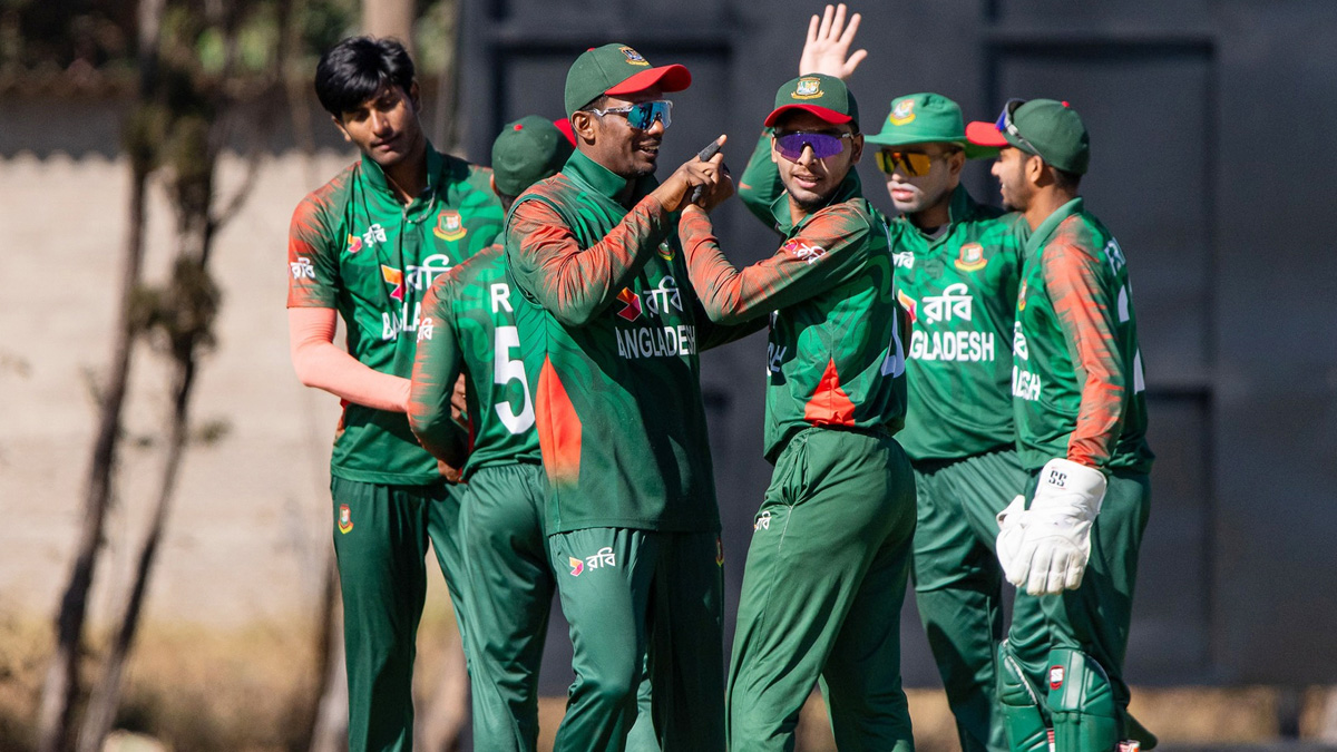 অনূর্ধ্ব-১৯ ত্রিদেশীয় সিরিজ: দুই ম্যাচ হাতে রেখেই ফাইনাল নিশ্চিত করলো বাংলাদেশ