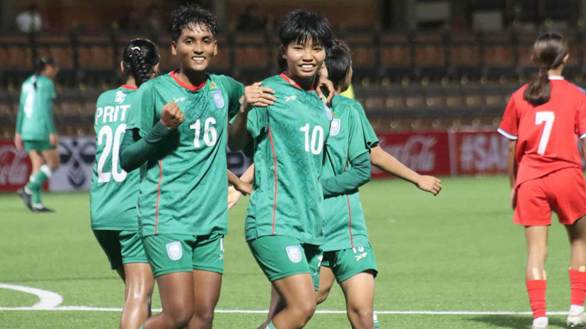 নেপালকে ৩-০ গোলে হারালো বাংলাদেশ
