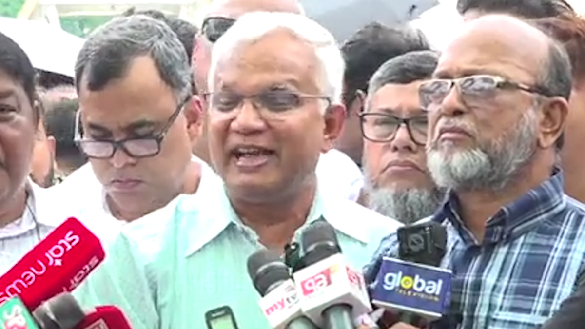 ধমক দিয়ে নির্বাচনের যাত্রা থামানো যাবে না: ডা. জাহিদ