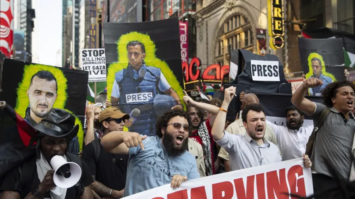 ‘গাজায় যা ঘটছে, তা একেবারেই সহ্য করার মতো নয়’ — নিউইয়র্কে বিক্ষোভকারীদের আহ্বান