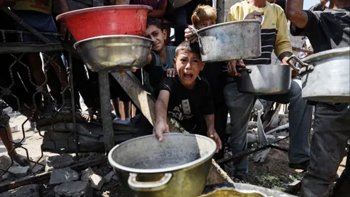 গাজায় তীব্র রূপ ধারণ করেছে দুর্ভিক্ষ, অনাহারে মৃত্যু ৩১৩ জনের