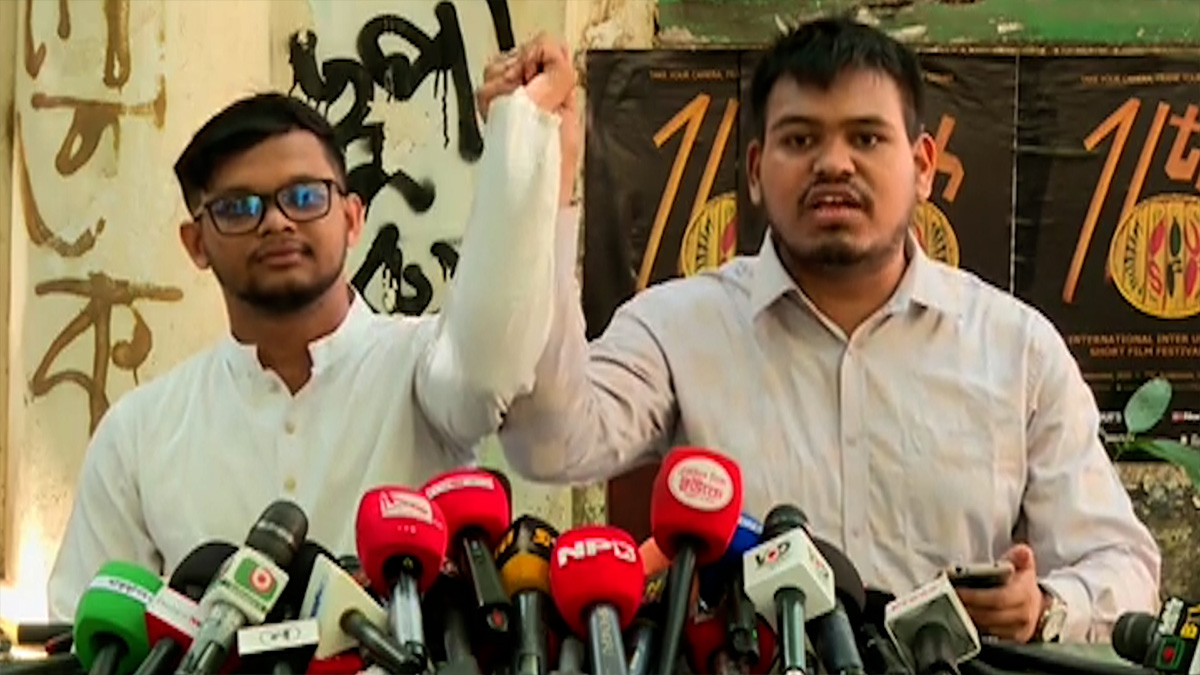 ডাকসু নির্বাচন: জিএস প্রার্থী বাকের মজুমদারকে সমর্থন দিয়ে সরে দাঁড়ালেন মাহিন সরকার