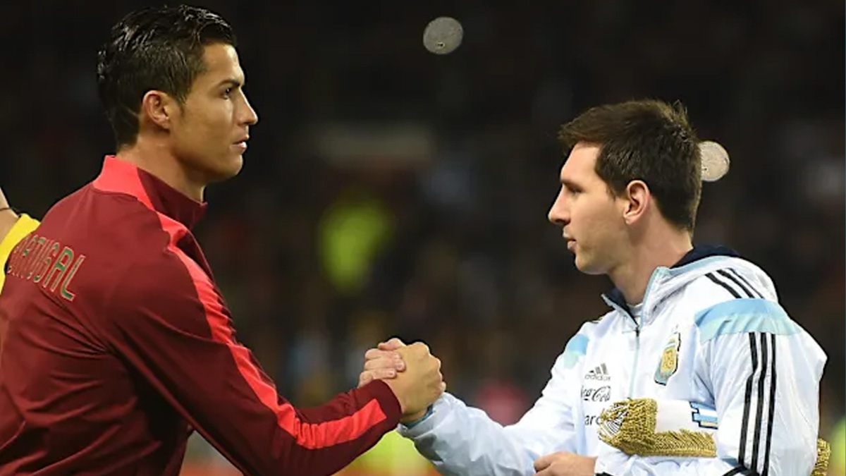 মেসির রেকর্ড ভাঙলেন রোনালদো