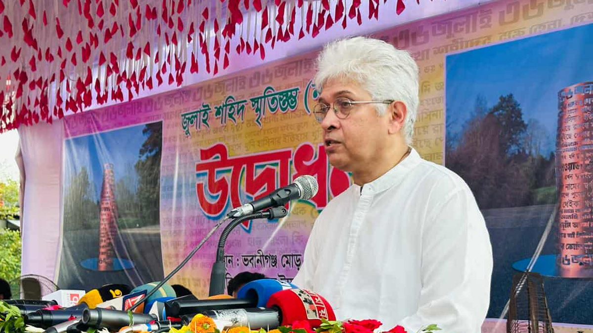 পরাজিত ফ্যাসিবাদের ষড়যন্ত্র থেমে নেই: গণপূর্ত উপদেষ্টা