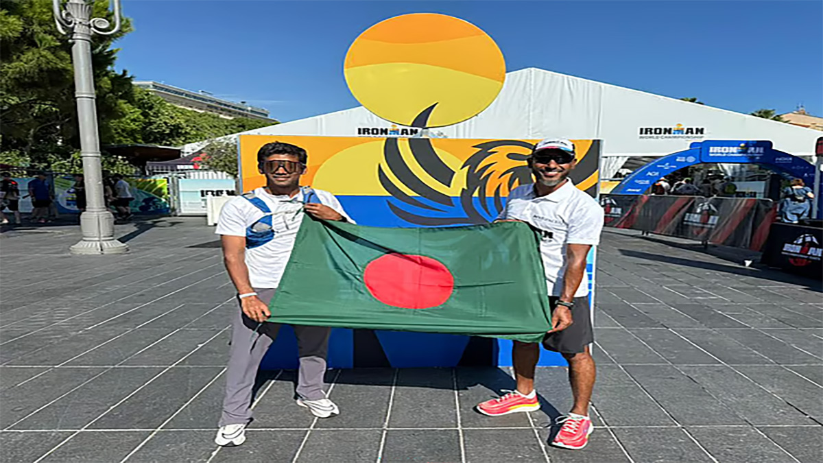 আয়রনম্যান বিশ্ব চ্যাম্পিয়নশিপে সফল আরাফাত ও আরিফুর